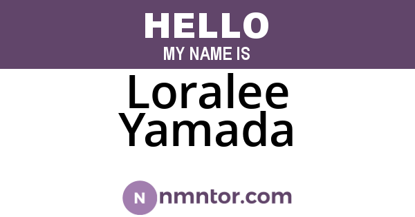 Loralee Yamada