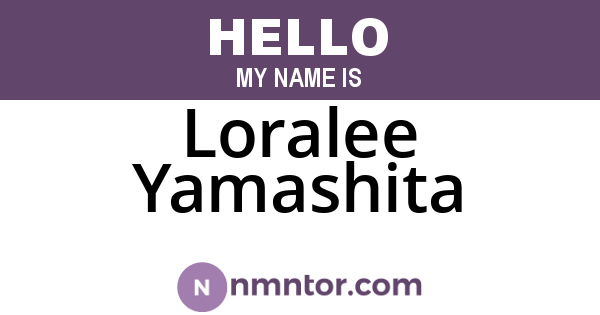 Loralee Yamashita