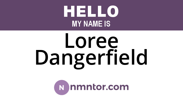 Loree Dangerfield