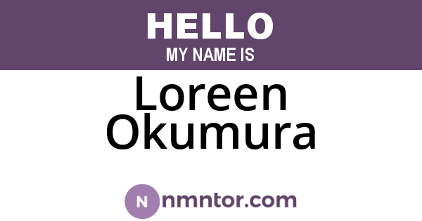 Loreen Okumura