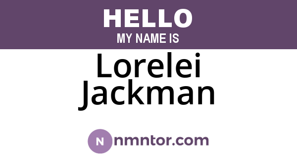 Lorelei Jackman