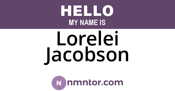 Lorelei Jacobson