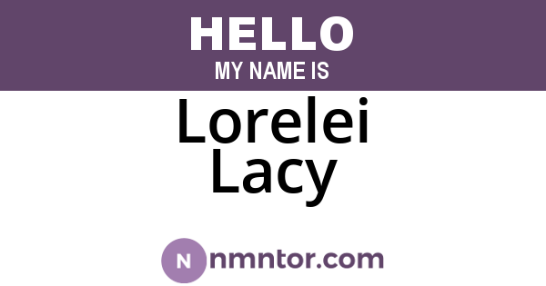 Lorelei Lacy