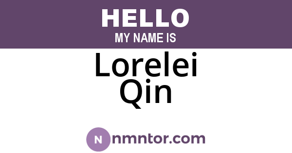 Lorelei Qin