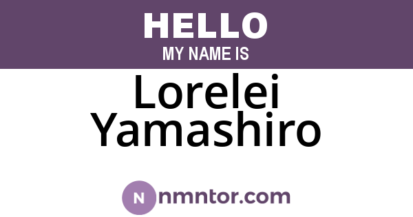 Lorelei Yamashiro