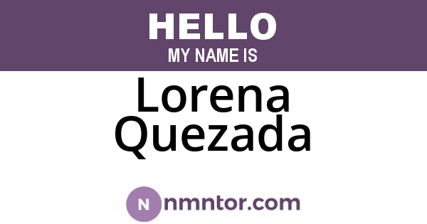 Lorena Quezada