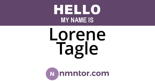 Lorene Tagle