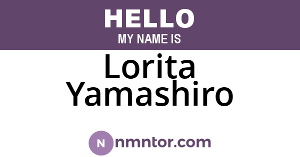 Lorita Yamashiro