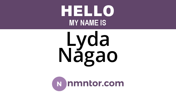 Lyda Nagao