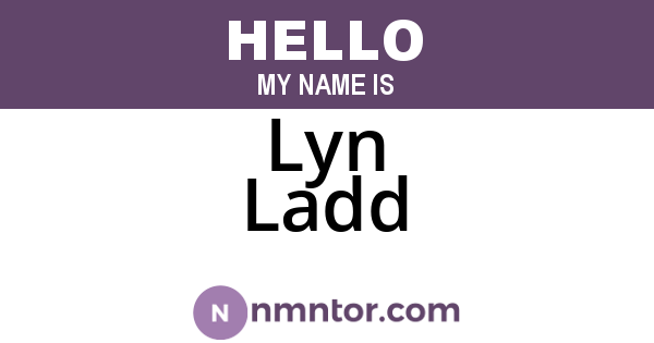 Lyn Ladd
