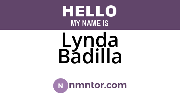 Lynda Badilla