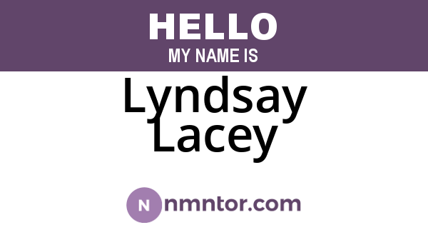 Lyndsay Lacey