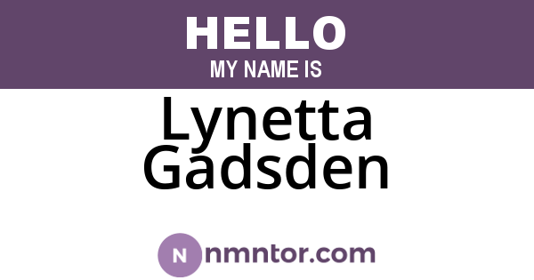 Lynetta Gadsden