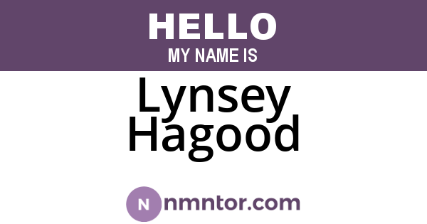 Lynsey Hagood