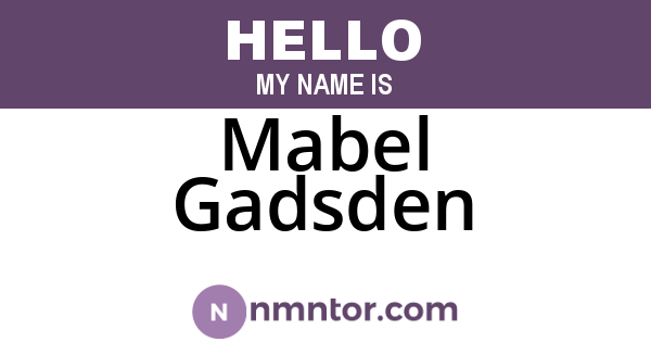 Mabel Gadsden