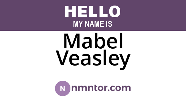 Mabel Veasley