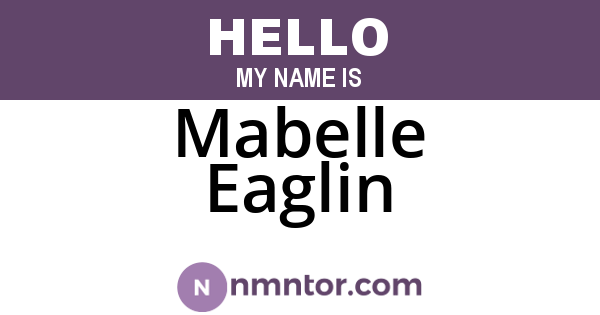 Mabelle Eaglin