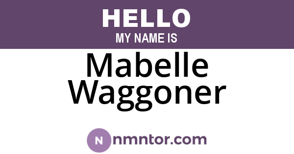 Mabelle Waggoner