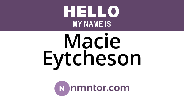 Macie Eytcheson