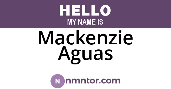 Mackenzie Aguas