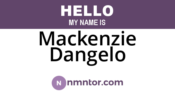 Mackenzie Dangelo