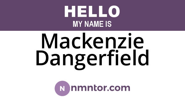 Mackenzie Dangerfield