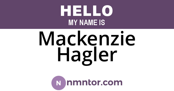 Mackenzie Hagler