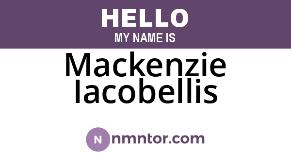 Mackenzie Iacobellis