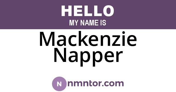 Mackenzie Napper