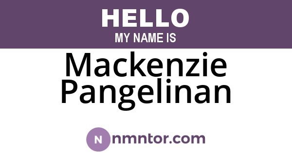 Mackenzie Pangelinan