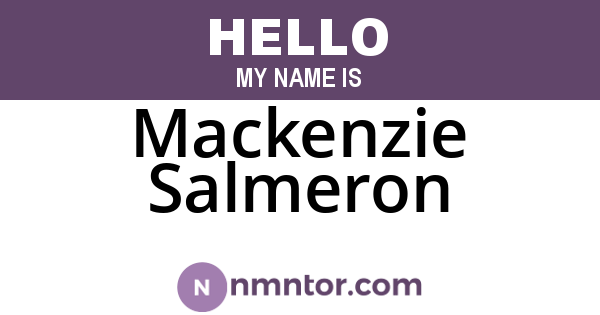 Mackenzie Salmeron