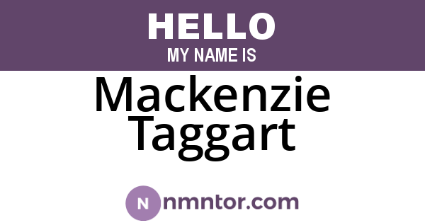 Mackenzie Taggart