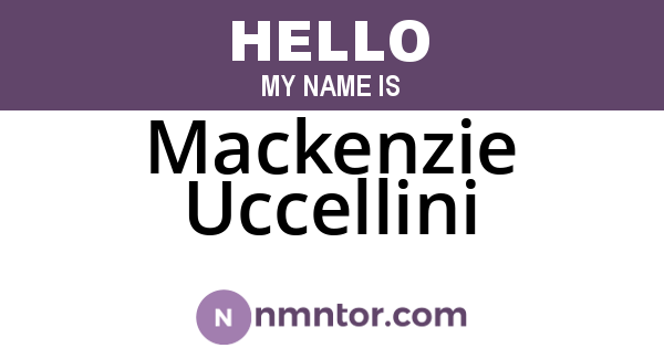 Mackenzie Uccellini