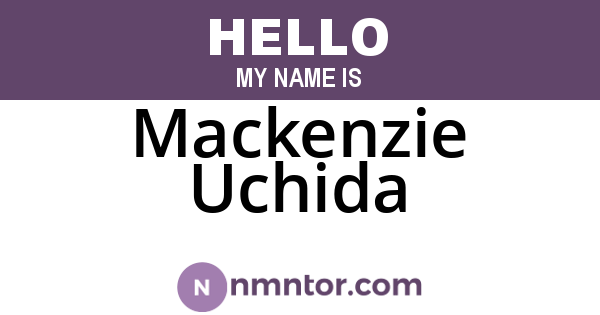 Mackenzie Uchida