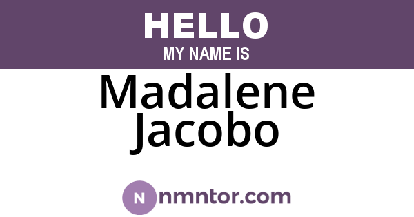 Madalene Jacobo