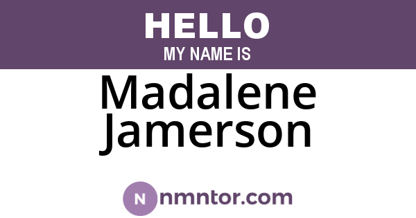 Madalene Jamerson
