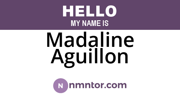 Madaline Aguillon