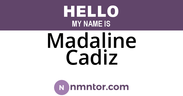 Madaline Cadiz