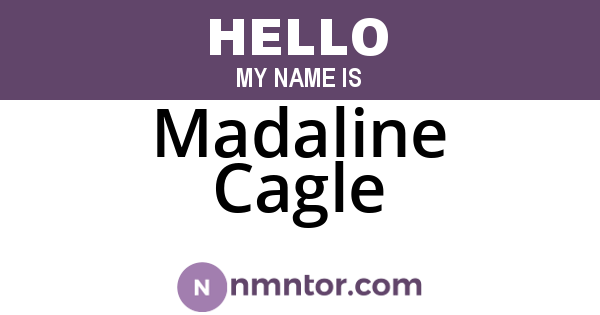 Madaline Cagle