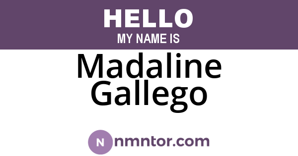 Madaline Gallego