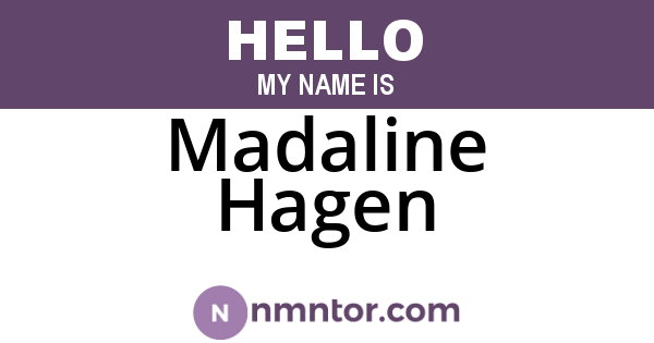 Madaline Hagen