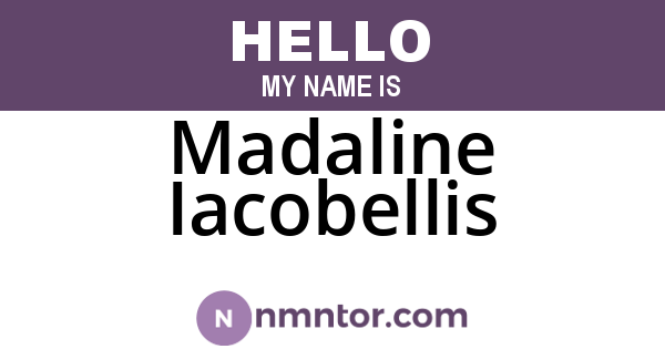 Madaline Iacobellis