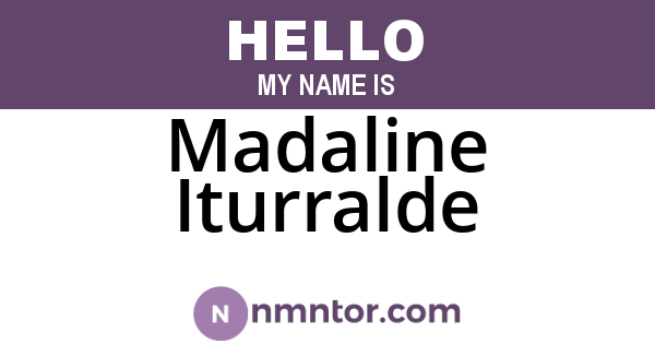Madaline Iturralde