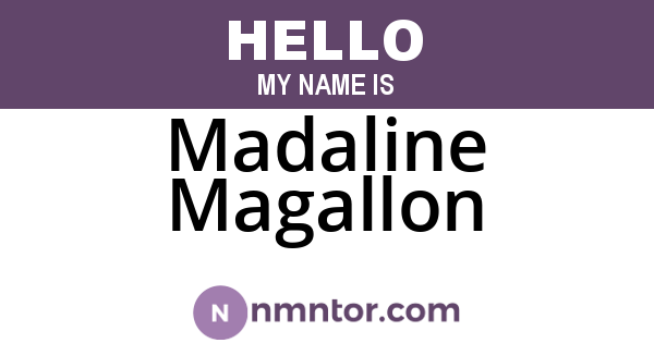 Madaline Magallon
