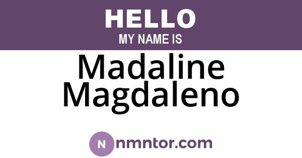 Madaline Magdaleno