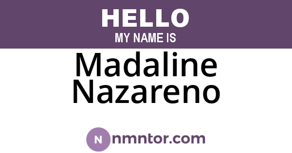 Madaline Nazareno