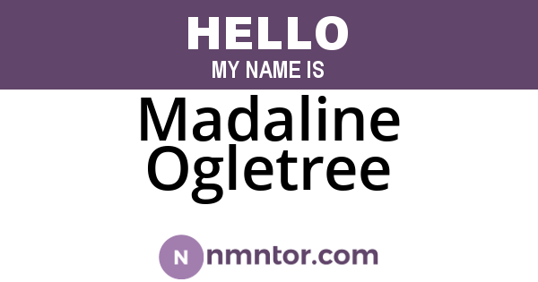 Madaline Ogletree
