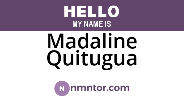 Madaline Quitugua
