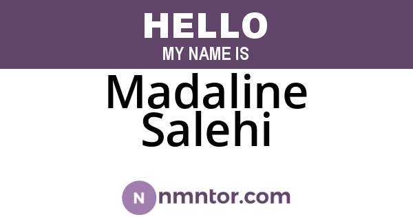 Madaline Salehi
