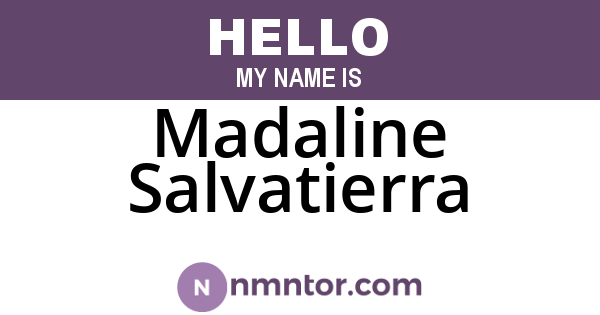 Madaline Salvatierra